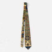 assyrisches Retro-Muster Krawatte (Rückseite)