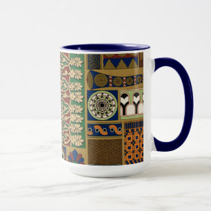 Assyrisches Vintages Muster Tasse