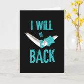 Asta La Bummerang Karte (Gelbe Blume)