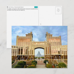 Astana, Kasachstan Reise-Postkarte Postkarte