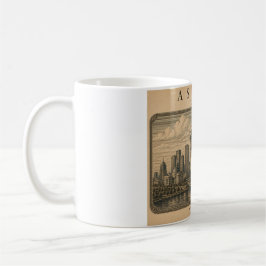 Astana | Vintage Travel City Design Kaffeetasse