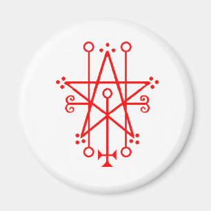 Astaroth Demon Sigil Gothic Magnet