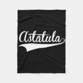 Astatula Sell Vintage Retro Font Fleecedecke (Vorderseite)