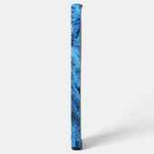 Äste mit Schnee und Frost bedeckt Samsung Galaxy Hülle (Linke Seite)