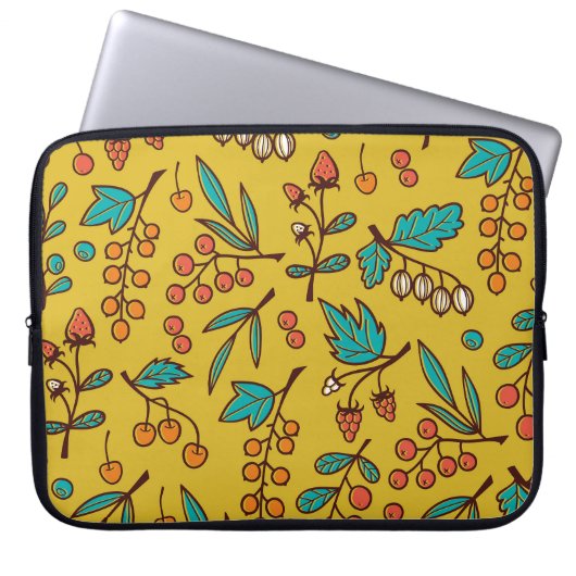 Äste, nahtlose Natur. Laptopschutzhülle (Vorderseite)