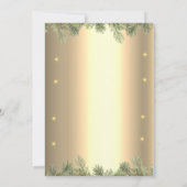 Äste, Pressen, Bälle, Weihnachtslieder Einladung (Rückseite)