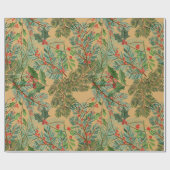 Äste und Oella Weihnachtsmuster Wrapp Geschenkpapier (Flach)