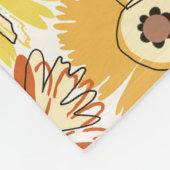 Aster Bloom Fleece Blanket (Ecke)