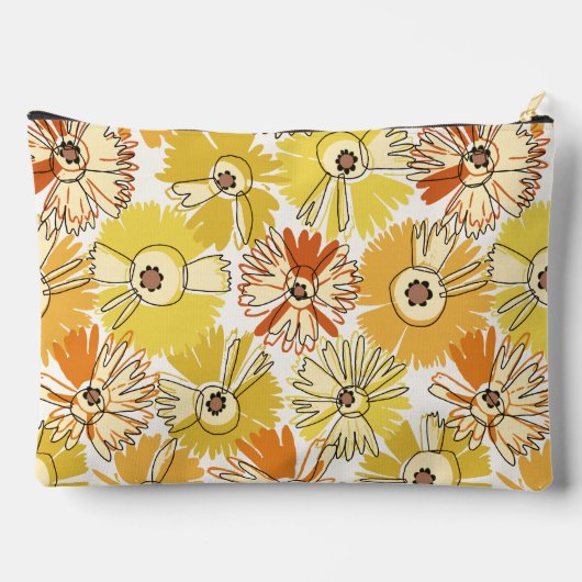 Aster Bloom Zubehörtasche (Rückseite)