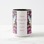 Aster Blume Fairy Zweifarbige Tasse (Mittel)