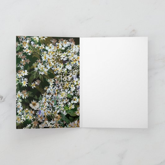 ASTER-BLUME KARTE (Innenseite)