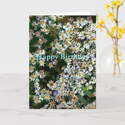 ASTER-BLUME KARTE (Gelbe Blume)