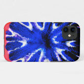 Aster-Blumen-Kunst Case-Mate iPhone Hülle (Rückseite (Horizontal))