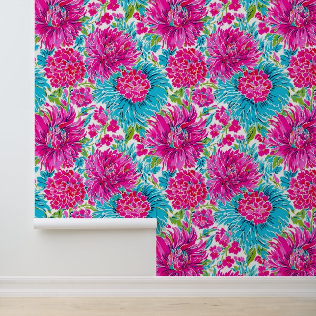 Aster Eleganz Tapete (Anwendung)