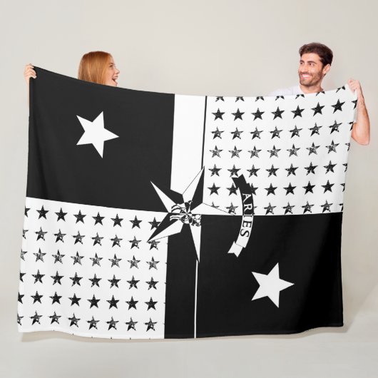 Äster Fleecedecke (Beispiel)