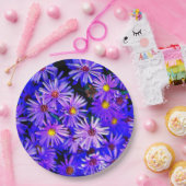 Aster Garden in Full Bloom Pappteller (Party)