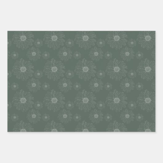 Aster Geschenkpapier Set (Vorderseite 3)