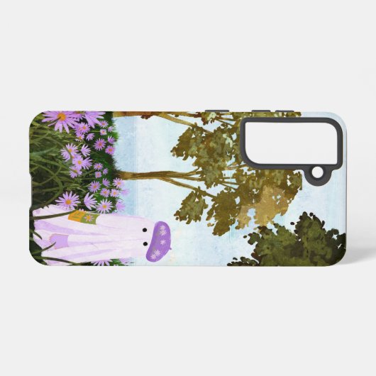 Aster Ghost Samsung Galaxy Hülle (Rückseite (Horizontal))