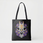Aster & Giraffe Skull vom September Tasche (Vorderseite)