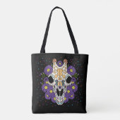 Aster & Giraffe Skull vom September Tasche (Rückseite)