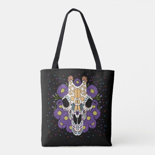 Aster & Giraffe Skull vom September Tasche (Rückseite)