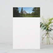 Aster Park Trail am Glacier Nationalpark Briefpapier (Stehend Vorderseite)