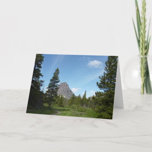 Aster Park Trail am Glacier Nationalpark Karte (Vorderseite)