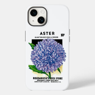 Aster Vintag Seed Packet Case-Mate iPhone Case