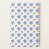 Aster Wildblumen Florale Personalisierte Planer (Rückseite)