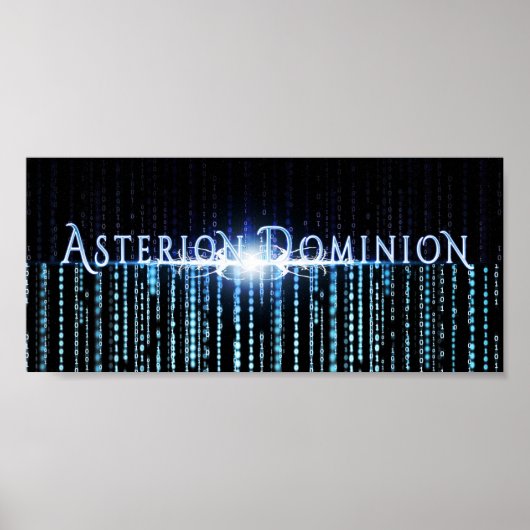 Asterion Dominion Logo (10x4.5) Poster (Vorne)
