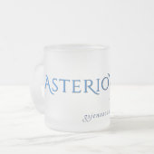 Asterion Noir mattierte Tasse v2 (Vorderseite Links)