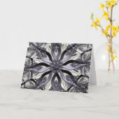 Asterisk Ad Infinitum Karte (Gelbe Blume)