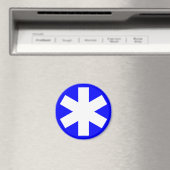 Asterisk - Blau Magnet (In Situ (Geschirrspüler))