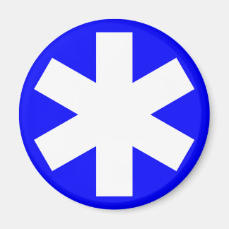 Asterisk - Blau Magnet