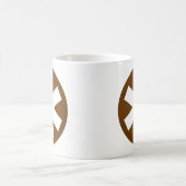 Asterisk - Brown Kaffeetasse (Mittel)