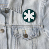 Asterisk - Dunkelgrün Button (Beispiel)
