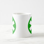 Asterisk - grün kaffeetasse (Mittel)