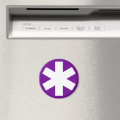 Asterisk - Lila Magnet (In Situ (Geschirrspüler))