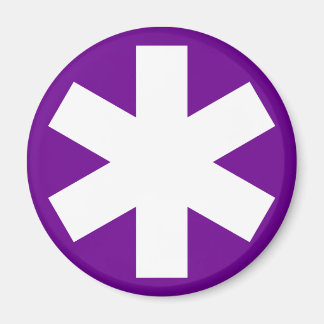 Asterisk - Lila Magnet