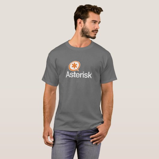 Asterisk-Logo-Front T-Shirt (Vorne ganz)