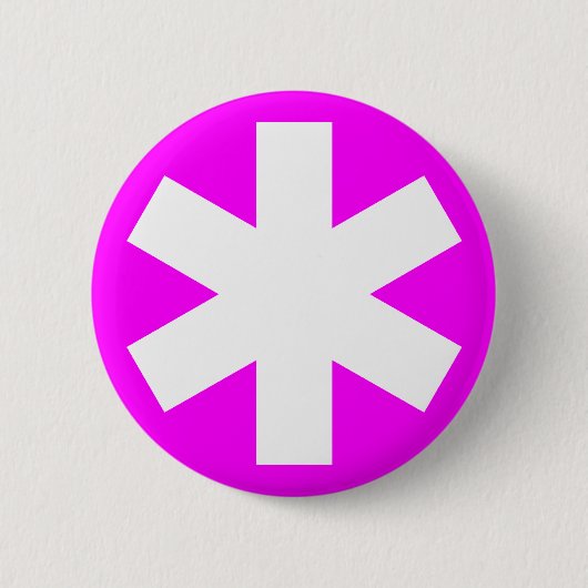 Asterisk - Magenta Button (Vorderseite)