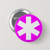 Asterisk - Magenta Button (Vorne & Hinten)