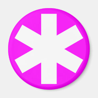 Asterisk - Magenta Magnet