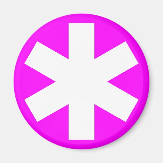 Asterisk - Magenta Magnet (Vorne)