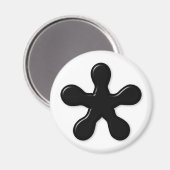 Asterisk Magnet (Vorderseite/Rückseite)