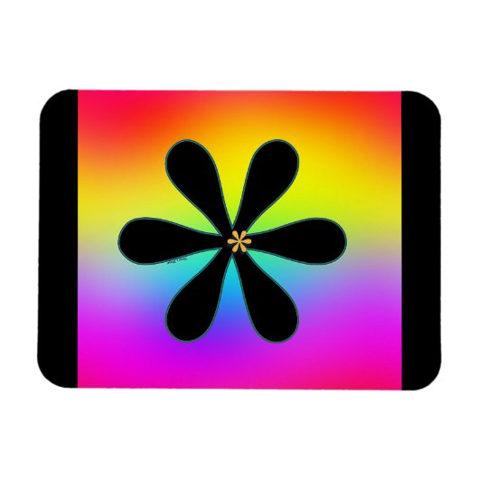 Asterisk Refrigerator  Magnet (Horizontal)