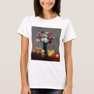 Astern und Früchte, Henri Fantin-Latour T-Shirt