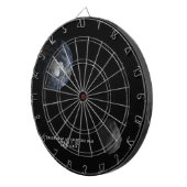 Asteroid 2012 DA14 Übergeben der Erde 15.02.2013 Dartscheibe (Vorderseite rechts)