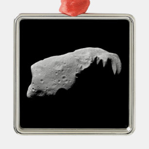 Asteroid 243 Ida Silbernes Ornament