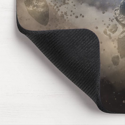 Asteroid beißt den Staub PIA11735 Mousepad (Ecke)